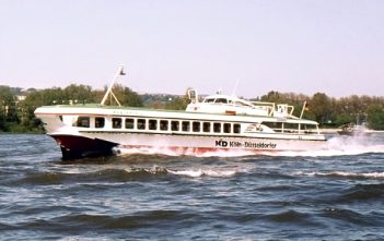 Der Rheinpfeil - das legendäre Tragflächenboot der KD (Foto: Wikimedia)