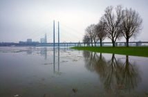 17.12.2017: Hochwasser bei Düsseldorf
