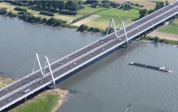 Entwurf für den Neubau einer Doppelbrücke der A1 (Quelle: www.strassen.nrw.de)