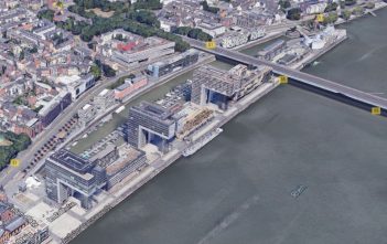 Google-Map: Die Kölner Kranhäuser (Screenshot)