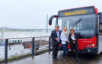 Rheinbahn und Weisse Flotte vereinbaren Kooperation (Foto: Rheinbahn)