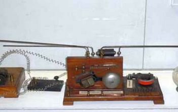 Das Telemobiloscop des Christian Hülsmeyer - Vorläufer heutiger Radargeräte (Foto: Deutsches Museum)